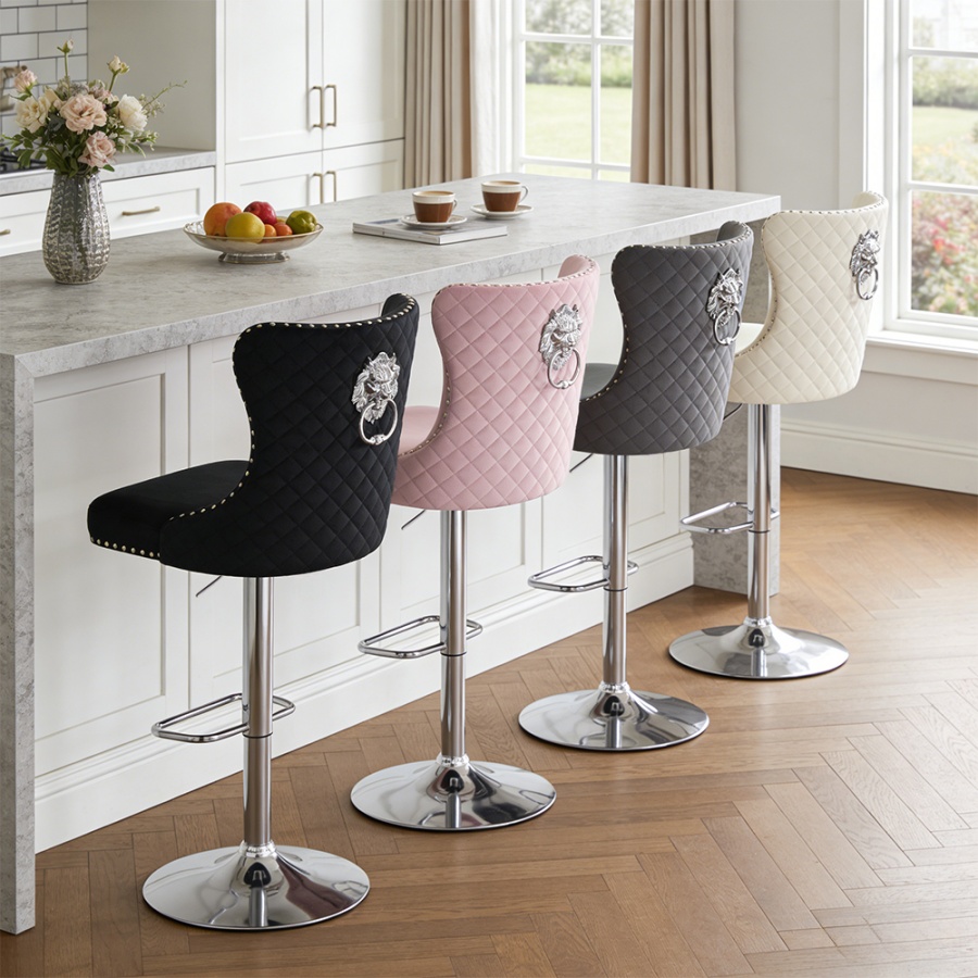 Luxury Lion Head Bar Stool